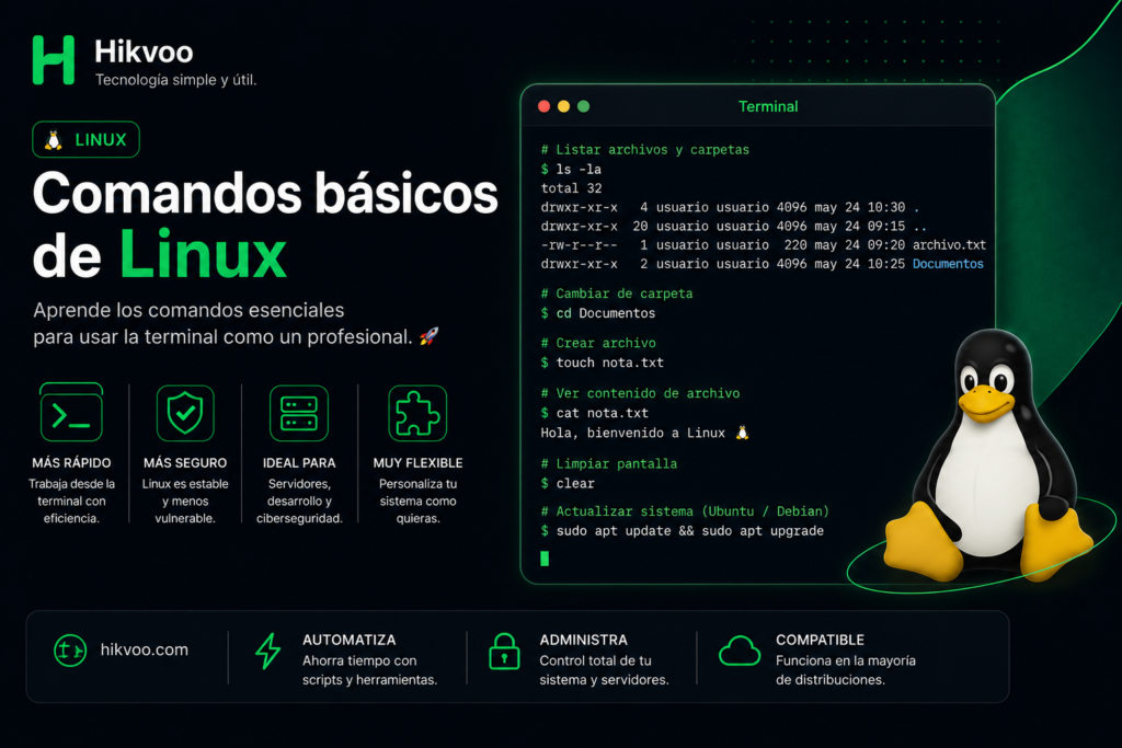 Comandos básicos de Linux que todo usuario debería conocer