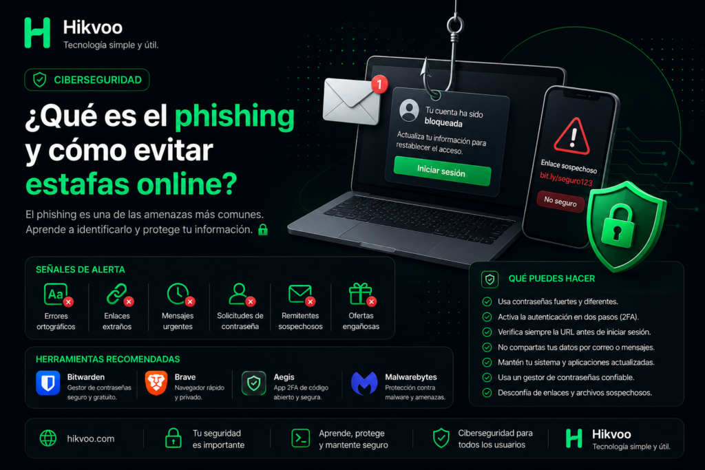 ¿Qué es el phishing y cómo evitar caer en estafas online?