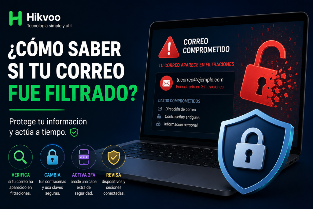 ¿Cómo saber si tu correo electrónico fue filtrado?