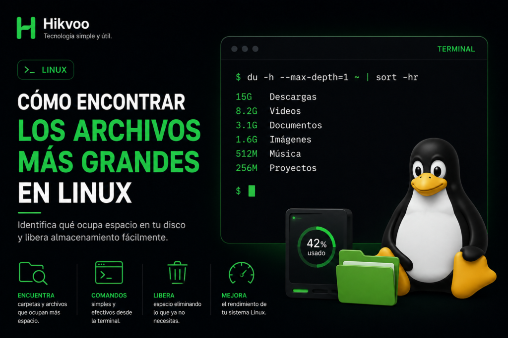 Cómo encontrar los archivos más grandes en Linux y liberar espacio