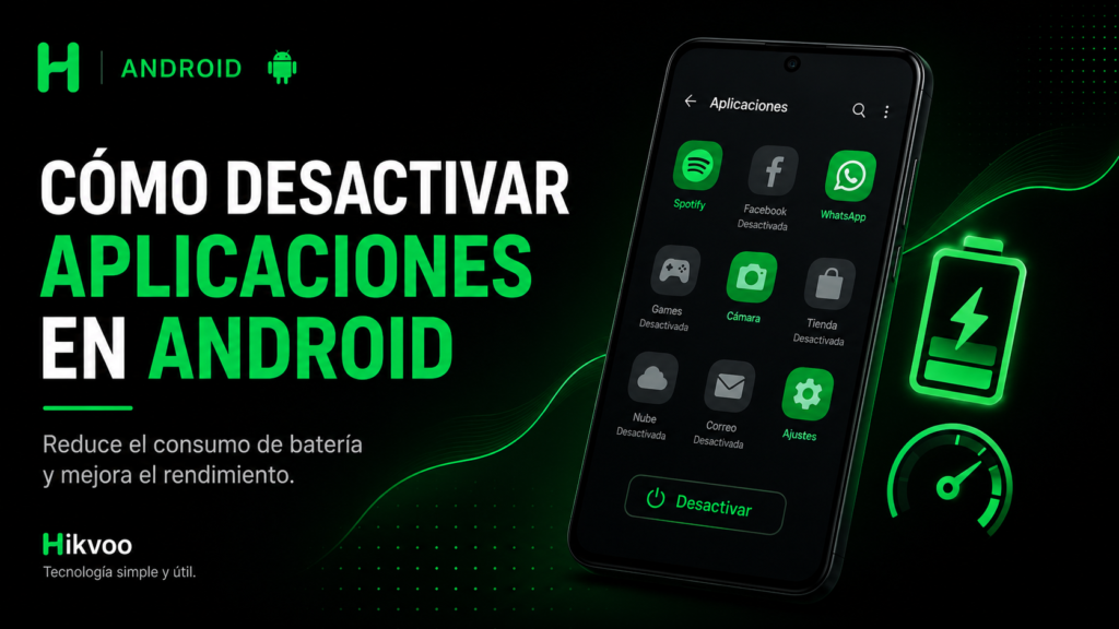 Cómo desactivar aplicaciones que no usas en Android